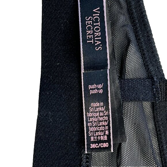 Victorias Secret Very Sexy Push Up Bra 36C Underwired Animal Print - Picture 5 of 7